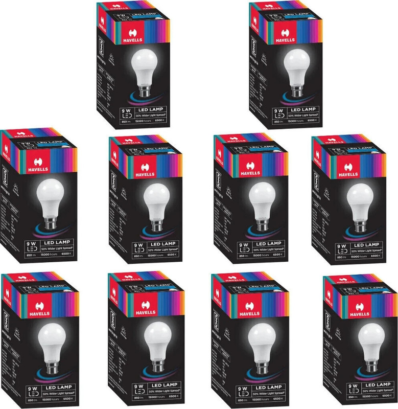 HAVELLS 9 W Basic Standard B22 LED Bulb