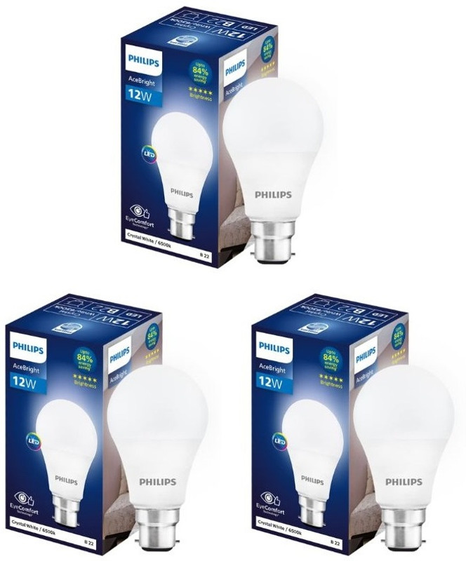 EVEREADY 9 W Basic Standard B22 LED Bulb(White, Pack of 10)