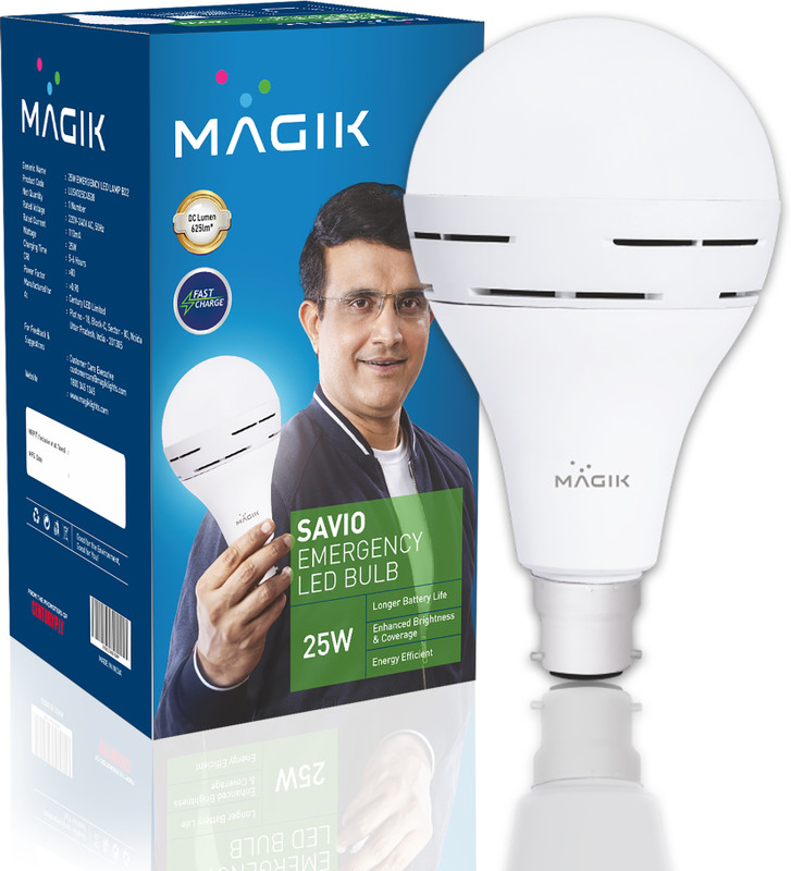 Magik 25 W Basic Standard B22 Inverter Bulb(White)