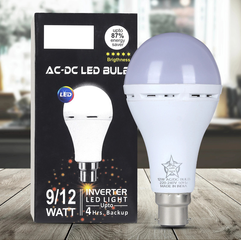 Land track 12 W Inverter Standard B22 D Inverter Bulb(White)