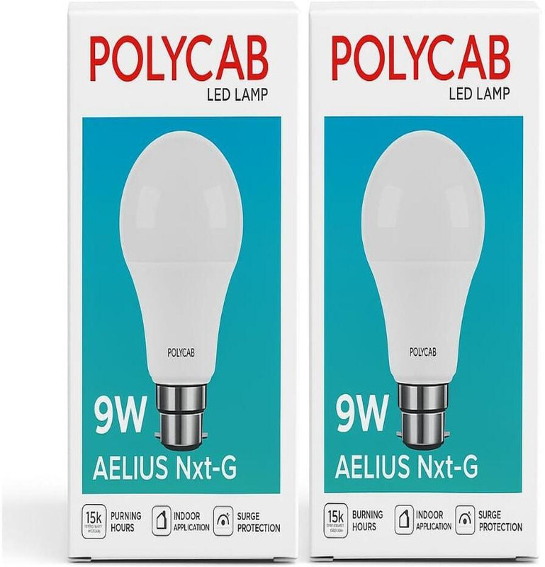 Orient Electric 9 W Basic Round B22 LED Bulb(White, Pack of 4)
