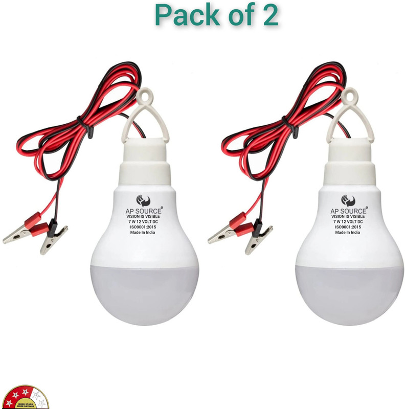 AP Source 9 W Basic Round 2 Pin LED Bulb(White, Pack of 3)