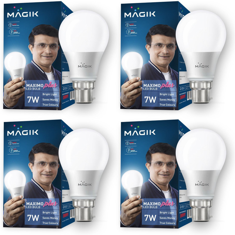 Dunagiri 25 W Basic Standard B22 LED Bulb(White, Pack of 2)