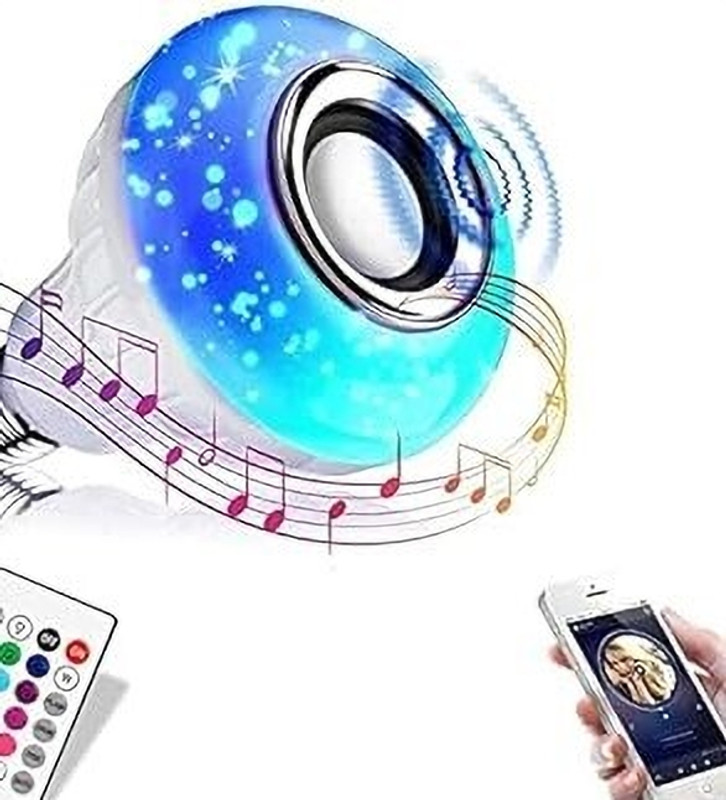 CHHOKRA 220 W Bluetooth, Color Changing Decorative B22 D PVC Bulb(RGB, Blue, Green, Maroon, Multicolor, Orange, Pink, Purple, Red, Yellow)