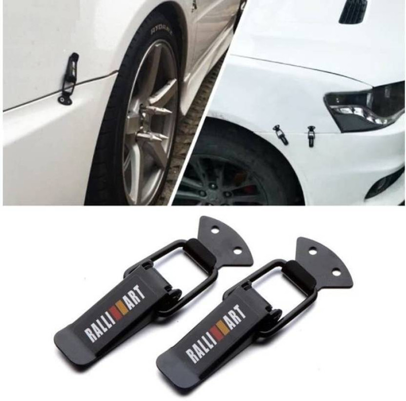 Priavy Car Bumper Hook Lock TRD Bumper Clips Compatible with All Cars Bumper Cap(Pack of 2)