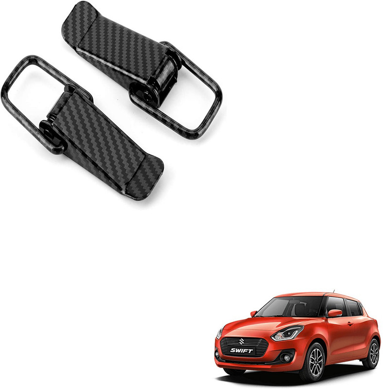SEMAPHORE Car Bumper Security Hook Lock Clips(Carbon) For Maruti Swift Bumper Cap(Pack of 2)