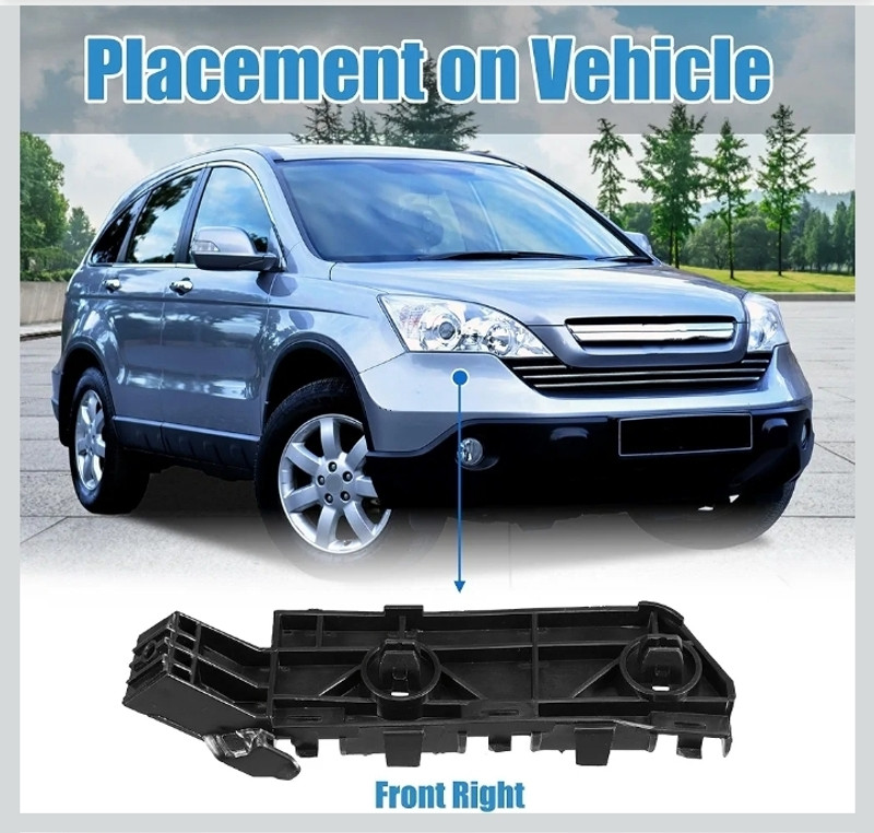ARK Front bumper bracket honda CRV front bumper look CRV (2012_2016) modal Bumper Cap(Pack of 1)