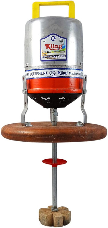 KIING Madhani Machine with wooden phool Two Way Rotating Curd Percolator Butter Maker Churn