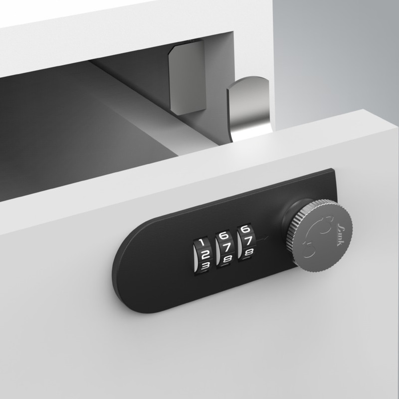 Link Nailt 3 Digit Drawer Lock | Keyless Cabinet Lock Furniture, Cupboard Password Combination Lock(Pack of 1)