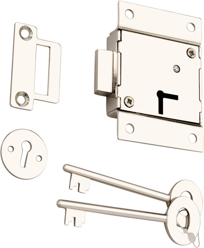 Inspira AL-UCL Universal Cupboard Lock 75MM Rev-A-Lock Cabinet Security System(Pack of 1)