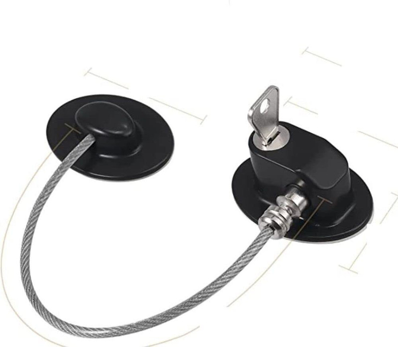 FreshDcart Baby Safety Fridge Door Lock Glass Door Lock(Pack of 1)