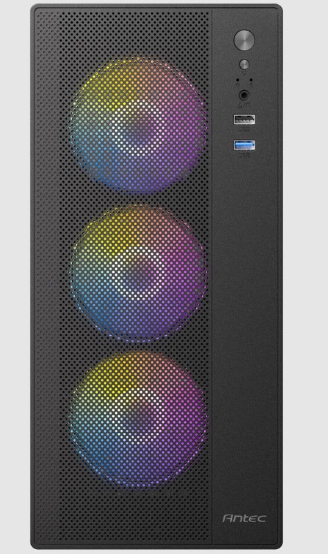 Antec CX300 ARGB White Mid Tower Cabinet with USB 2.0 and USB 3.0 Ports Compatible with Computer(White)