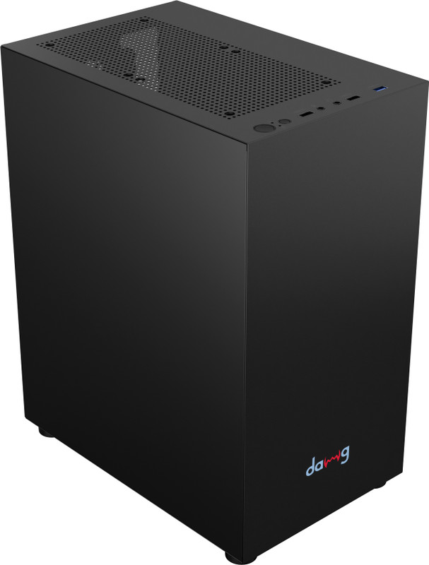daWg Y740 (Black) Cube Cabinet with USB 2.0 and USB 3.0 Ports Compatible with Gaming Console(Black)