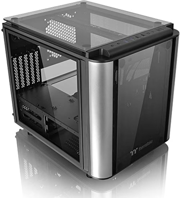 Ant Esports ICE-311MT Mid Tower Cabinet with USB 2.0 and USB 3.0 Ports Compatible with Gaming Console(Black)