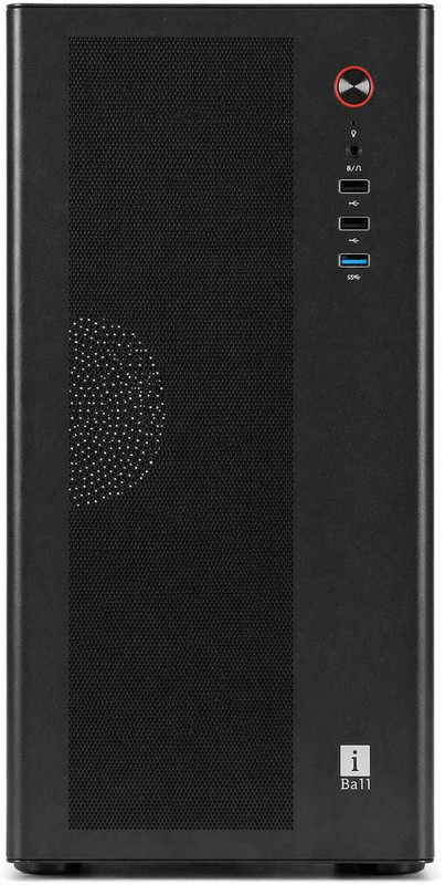 iBall AT:10 Chassis With Power Supply Deliver Efficient Cooling & Reliable Performance Mid Tower With Inbuilt SMPS Cabinet with USB 2.0 and USB 3.0 Ports Compatible with Computer(Black)