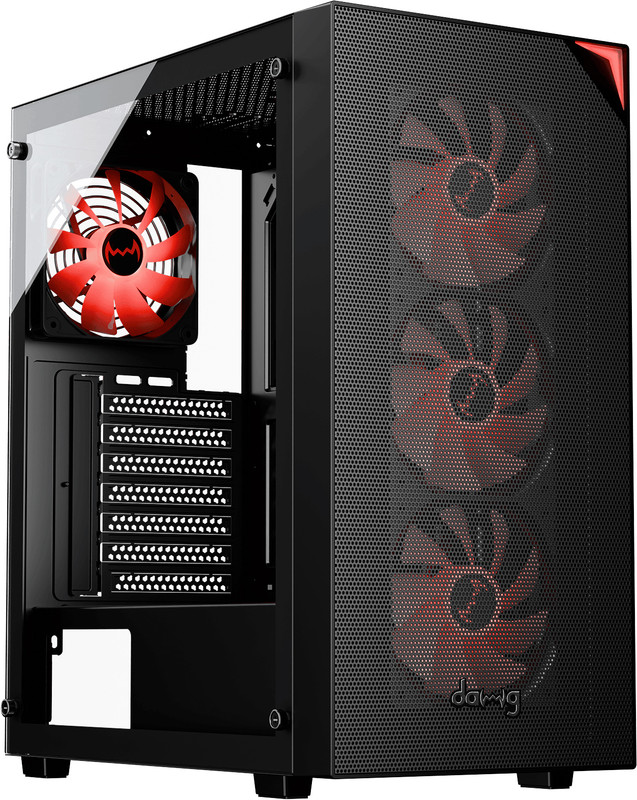 daWg X540 (White) Full Tower Cabinet with USB 2.0 and USB 3.0 Ports Compatible with Gaming Console(White)