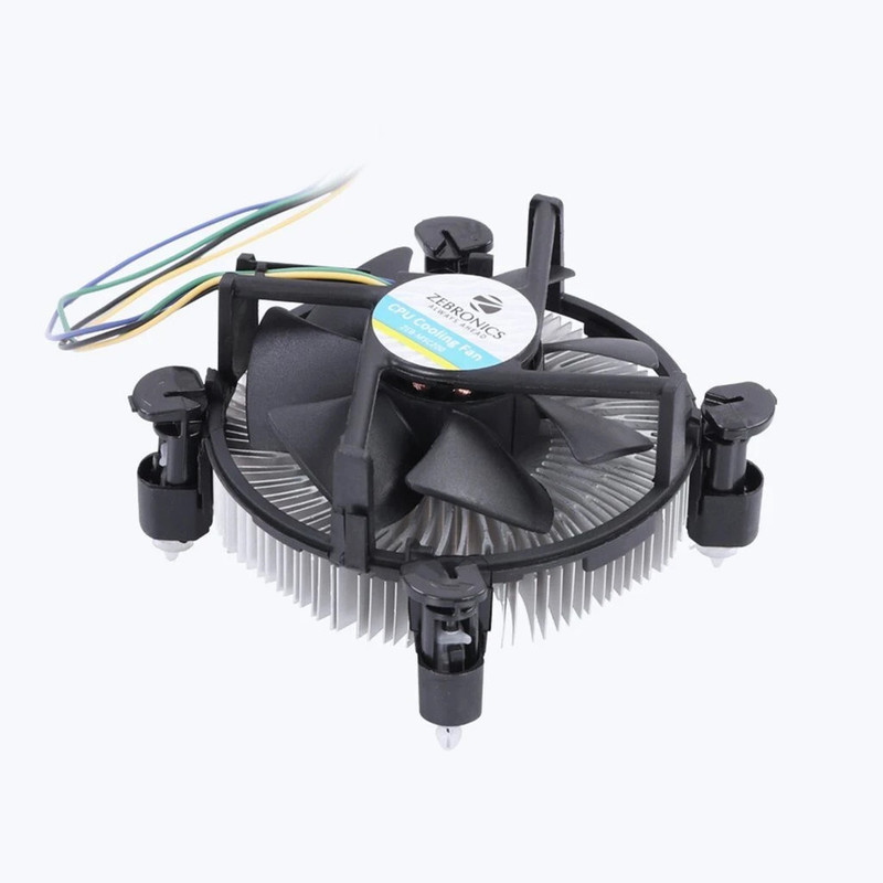 ZEBRONICS ZEB- MSC200 CPU Cooling Fan 90 MM Fan Cabinet Compatible with Computer(Black)