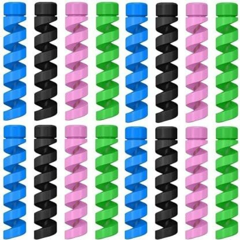 VEYRAWORLD Data Cable Protector Saver Charging Cord Protective Cable Protector(Multicolor)