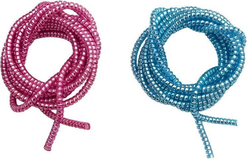 ARBON Data cable protector, Pack of 2, Cable Protector(Pink, Blue)