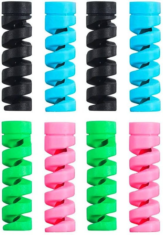 Epaal 12 Pieces Mobile Charging Cables & Earphones Multipurpose Cable Protector(Multicolor)