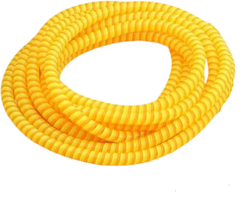 KAELAN 2Ps Spiral Cable Protector 1 Meter full length (Yellow) Cable Protector(Yellow)