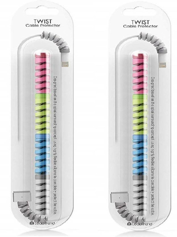Softconn Cable Protector for USB, Mouse, Cable, Suit for All Chargers, Set of 2 (8 Pcs) Cable Protector(Multicolor)
