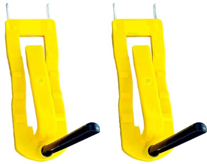 STM Cage Cuttle fishbone holder with perch (Yellow) pack of 2 Cage Cuttlebone Holder