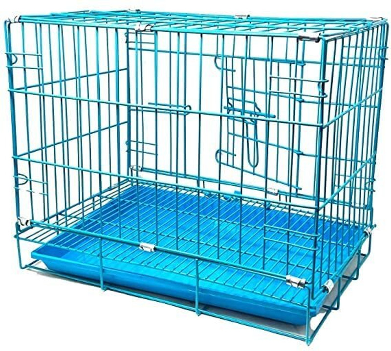 petkart 18 inch LUE BLUE Pet Crate(Suitable For Dog, Cat, Bird, Rabbit, Monkey)