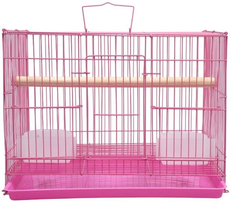 HARA ENTERPRISES 1.25 Ft Blue Bird Cage for Budgies, Finches, Lovebirds & Free Toys Bird Cage