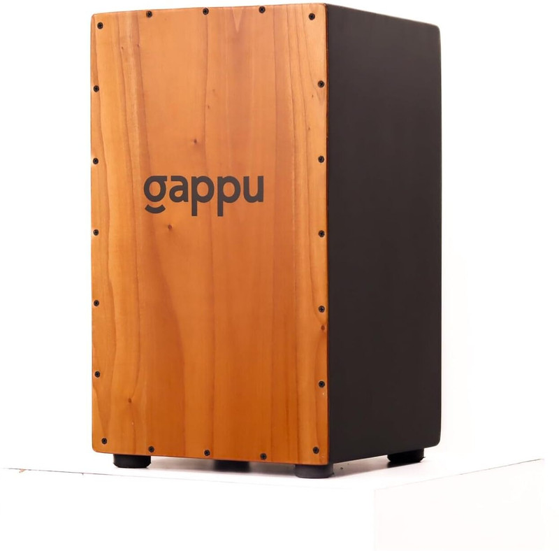 Gappu Jam Cajon Box Drum with Snare and Bass Tone for Acoustic Music Cajons