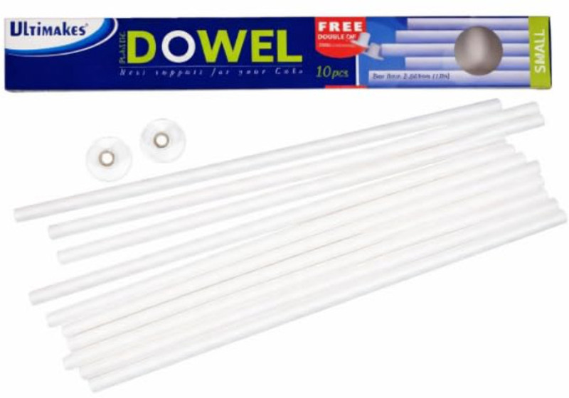 HOMEBAKERS MART 12 inch Cake Dowel(Pack of 10)