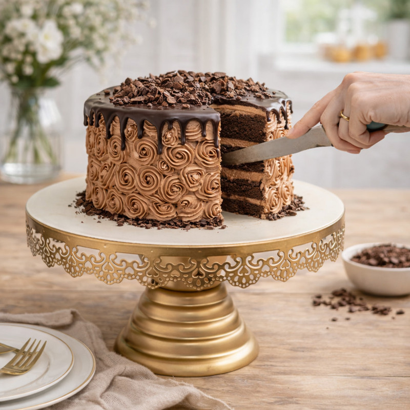 the unique designs 12 inch Cake Cake Stand(Pack of 1)