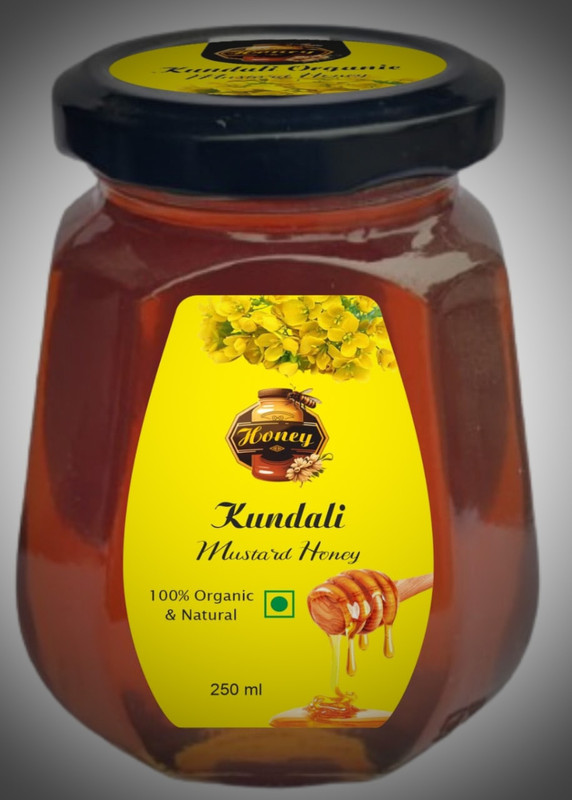 Kundali Kundali Organic Mustard Honey 250Gm Double Blade Cake Leveler
