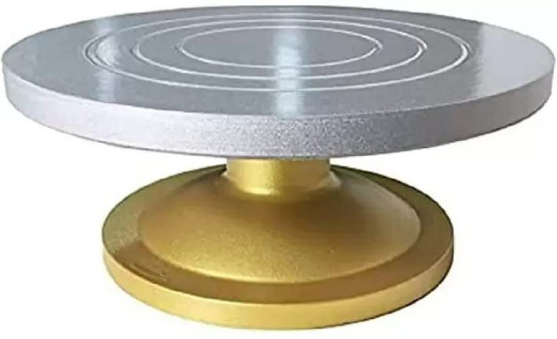Alhaans Fibre Turntable 360 Degree Rotating Cake Decorating Turntable 12Inch (30 cm) Polypropylene Cake Server(Pack of 1)