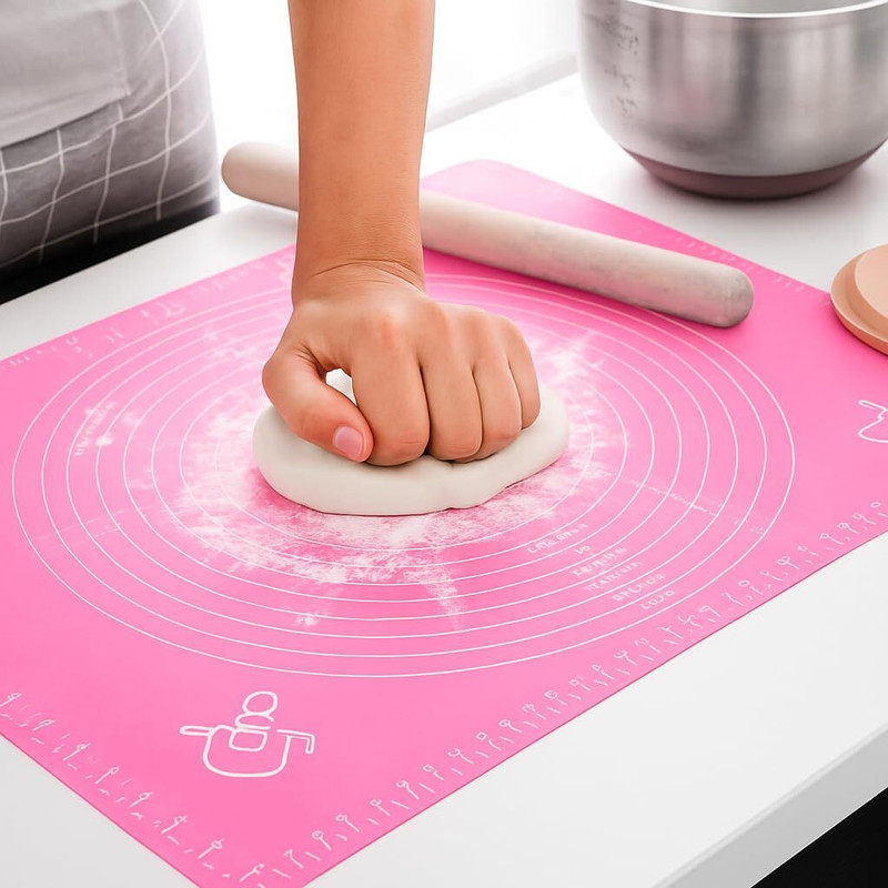 SYGA Silicone Cake Server(Pink, Pack of 1)