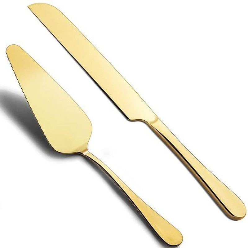 DALESSA Made of premium stainless steel no corrosion no bending Stainless Steel Cake Server(Multicolor, Pack of 1)