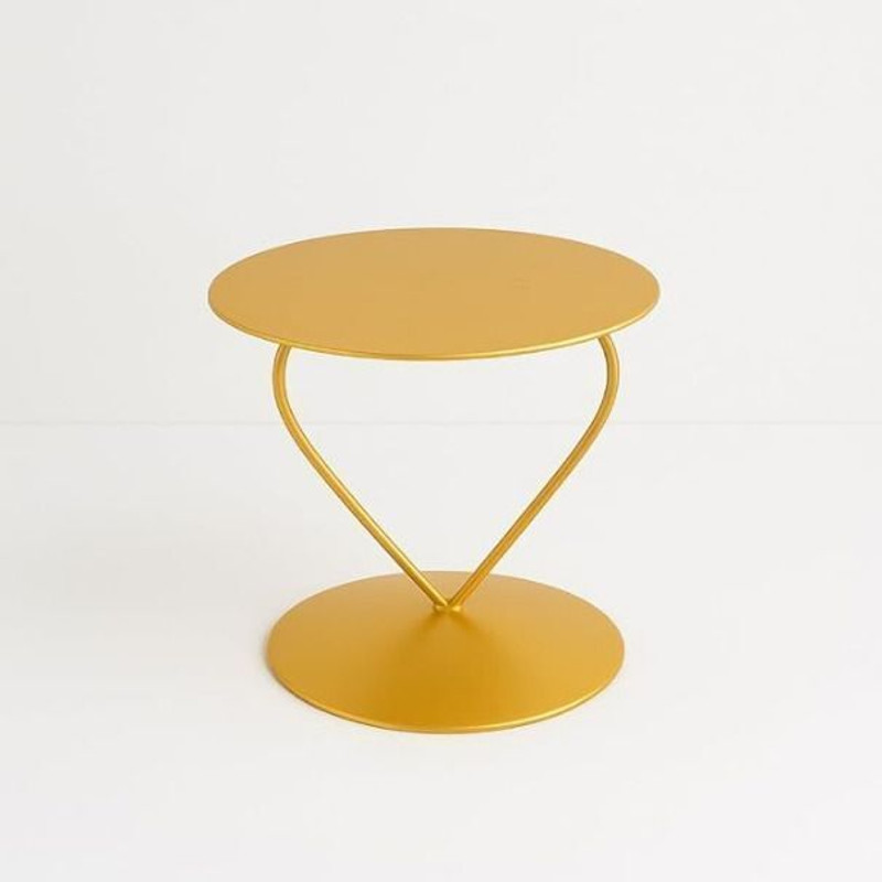 nitya creative Spacer Heart Shape cake stand Steel Cake Server(Gold, Pack of 1)