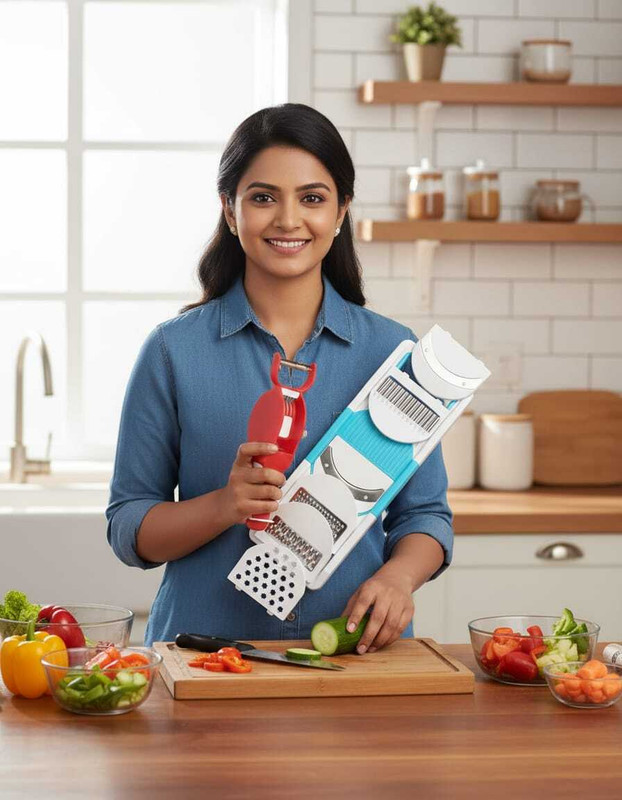 Swara Single Piece Square Slicer(Multicolor, Plastic)