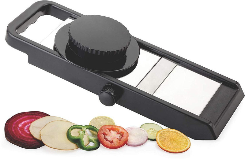 Exxelo Single Piece Square Slicer(Black, Plastic)