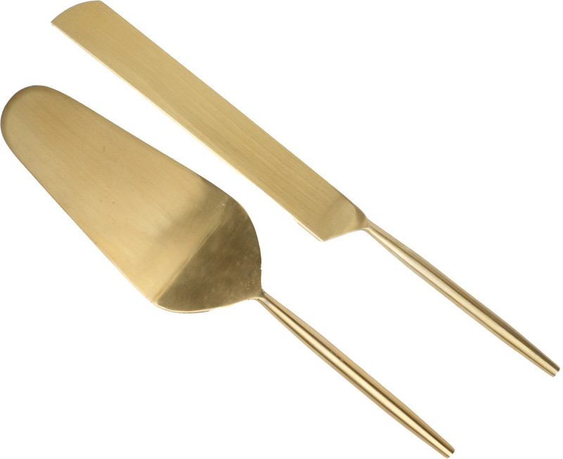Rock Tawa Single Piece Triangle Slicer(Gold, Metal)
