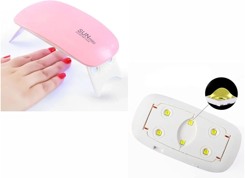 Dev Mini Nail Polish Dryer Baking Smoother & Polisher(Multicolor)