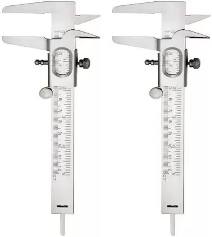 LabHouse calliper 12.5 cm 5 inch 125 mm pack of 2 Vernier Caliper(125 mm)