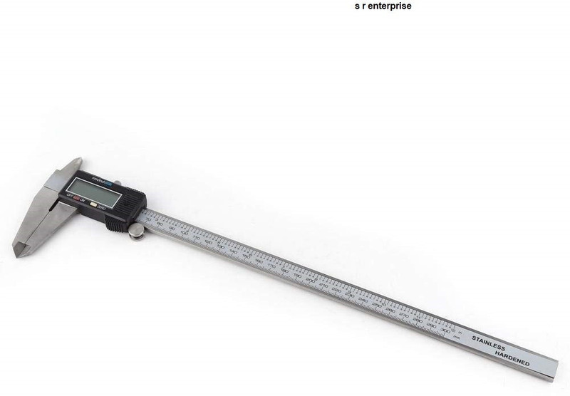 s r enterprise Fractional Measurements In Inch (12 inch,300mm) Digital Vernier Caliper wIth Display, Get Precision Vernier Caliper(300 mm)