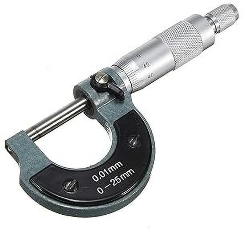 CLIPER 0-25mm 0.01mm outside External Metric Gauge Micrometer Machinist with Box Digital Caliper(0-25 mm)