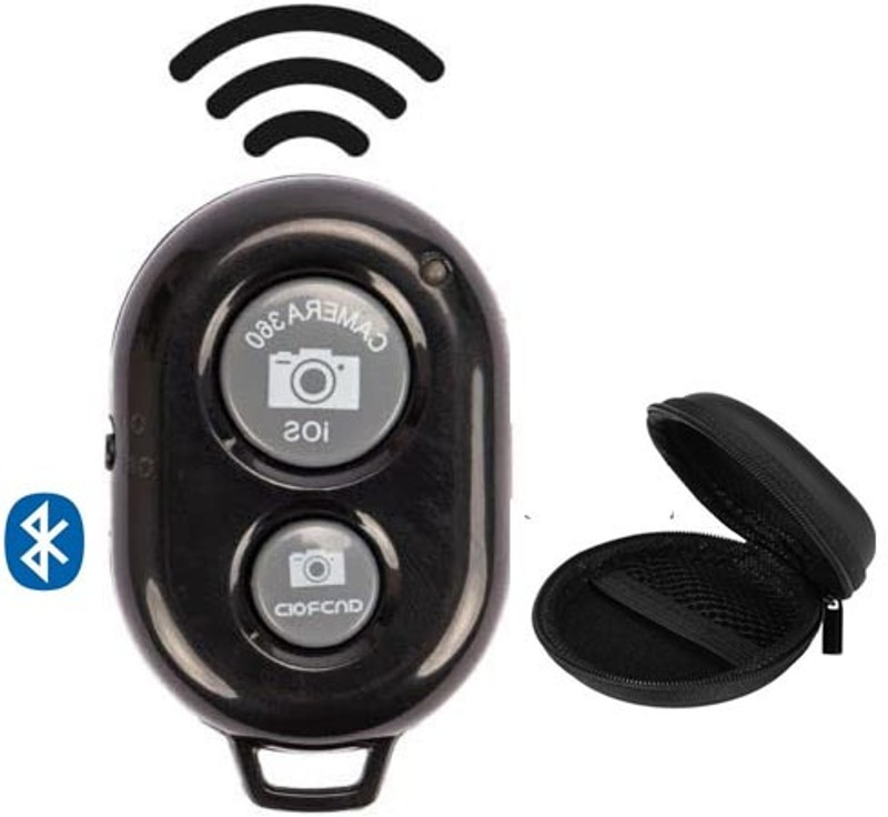 SOJUBA Wireless Selfie/Pictures Clicker Shutter Remote Controller for Click Selfies  Camera Remote Control(Black)
