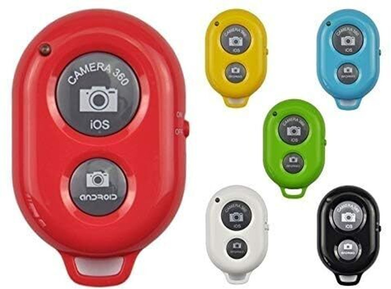 Lipzie [Limited Edition with 5 Years Extanted Warranty] Bluetooth Shutter Remote  Camera Remote Control(Multicolor)