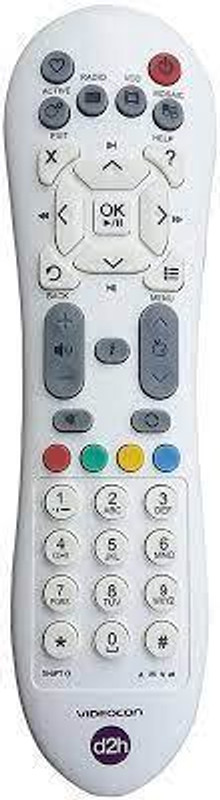 ARMMOBIES D2H VIDEOCON D2H REMOTE Camera Remote Control(White)