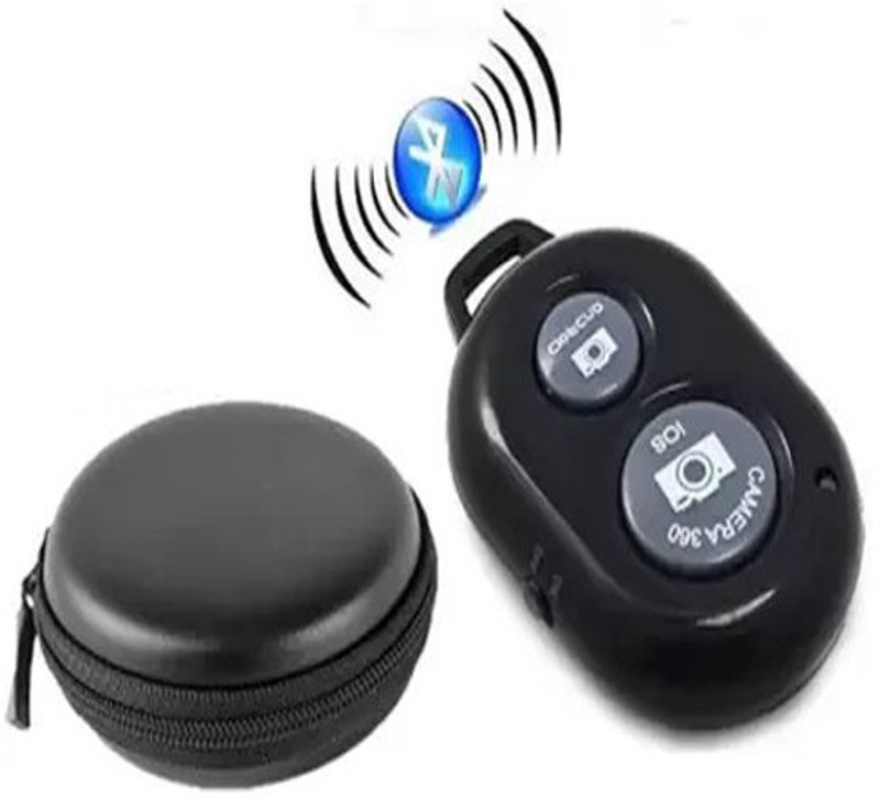 SOJUBA Remote Shutter Bluetooth Camera Control for iOS and Android Smartphone Tablet  Camera Remote Control(Black)