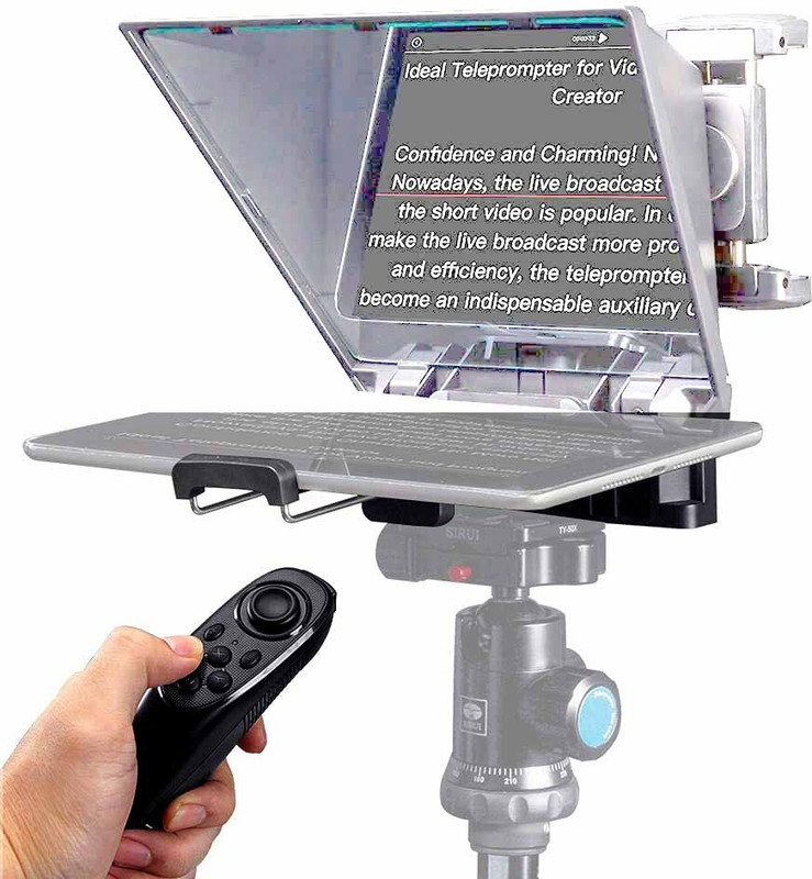 Stela Bluetooth Wireless Remote Controller for Teleprompter Compatible with Feelworld  Camera Remote Control(Black)