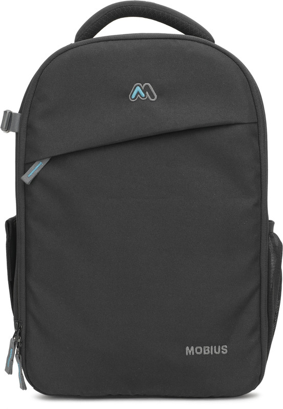 MOBIUS SCREENSHOT 100% WATERPROOF DSLR BACKPACK CAMERA BAG WITH RAIN COVER DSLR Camera with Lens 18-135mm Lens -3 Nos EF 70-200 50MM 85MM Flash Charger and Monopod.  Camera Bag(Black)